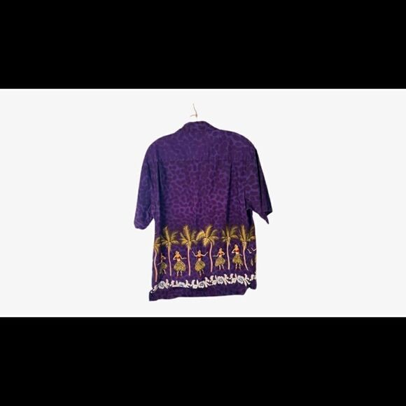 Steve & Barry Hula Girls Men's Large Multicolor Short Sleeve Button Down. - Picture 5 of 8